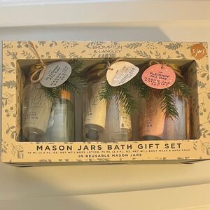 Mason Jars Bath Gift Set - Multi-Color